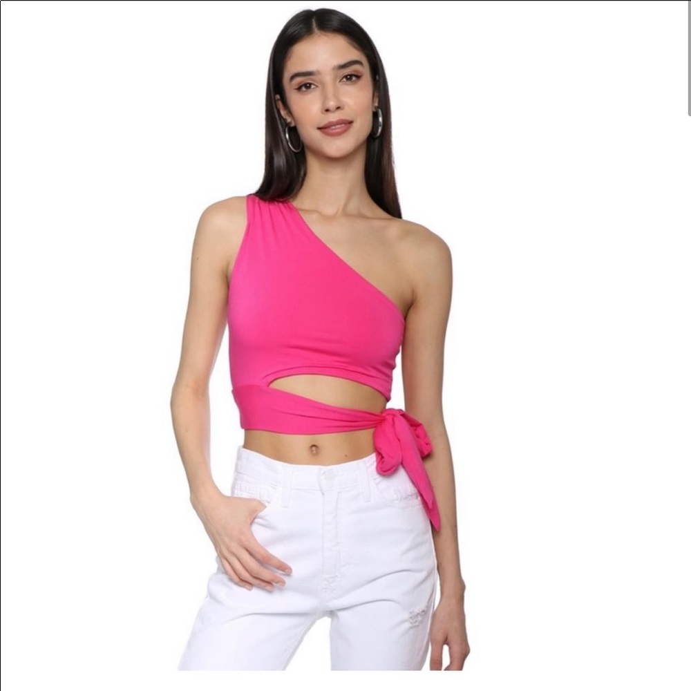 💗Jordyn Jagger One Shoulder Tie Top💗